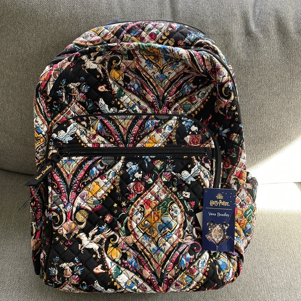 Vera Bradley Friends at Hogwarts Campus Backpack. Used only once. With tags.